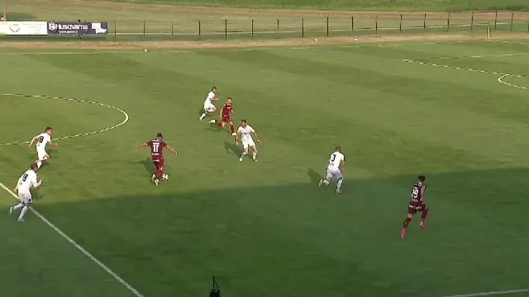 Accidentarea lui Borisav Burmaz &icirc;n Rapid - Vardar (25.06.2025)