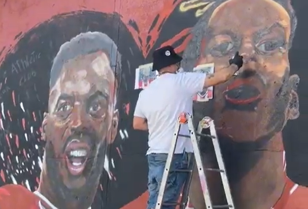 Au pus nedreptatea la zid! Bascii au refăcut pictura murală cu Nico Williams după actul de vandalism