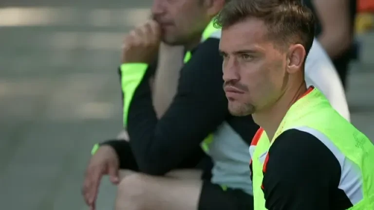 Darius Olaru, &icirc;n timpul amicalului FCSB - Utrecht 3-1