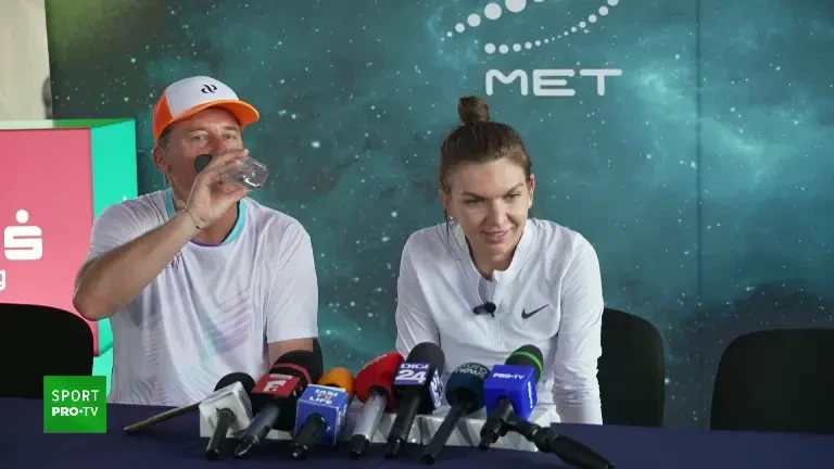 Simona Halep, conferință de presă la Iași (9 iulie 2025)