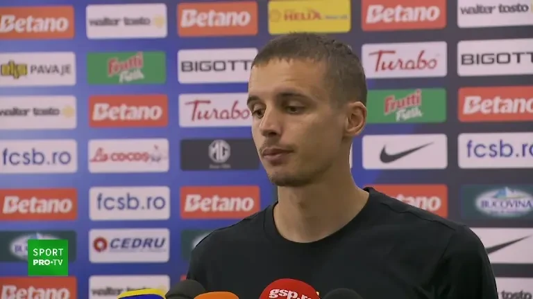 Reacția lui Juri Cisotti după FCSB - Inter d Escaldes 3-1 (09.07.2025)