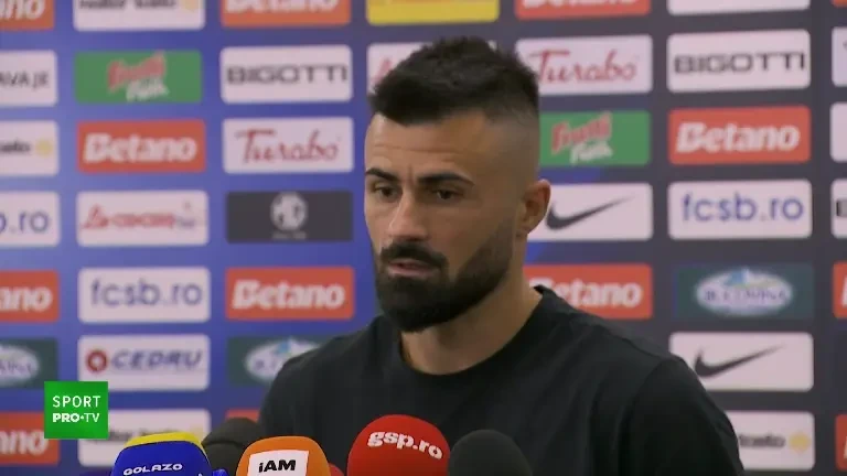 Reacția lui Valentin Crețu după FCSB - Inter d Escaldes 3-1 (09.07.2025)