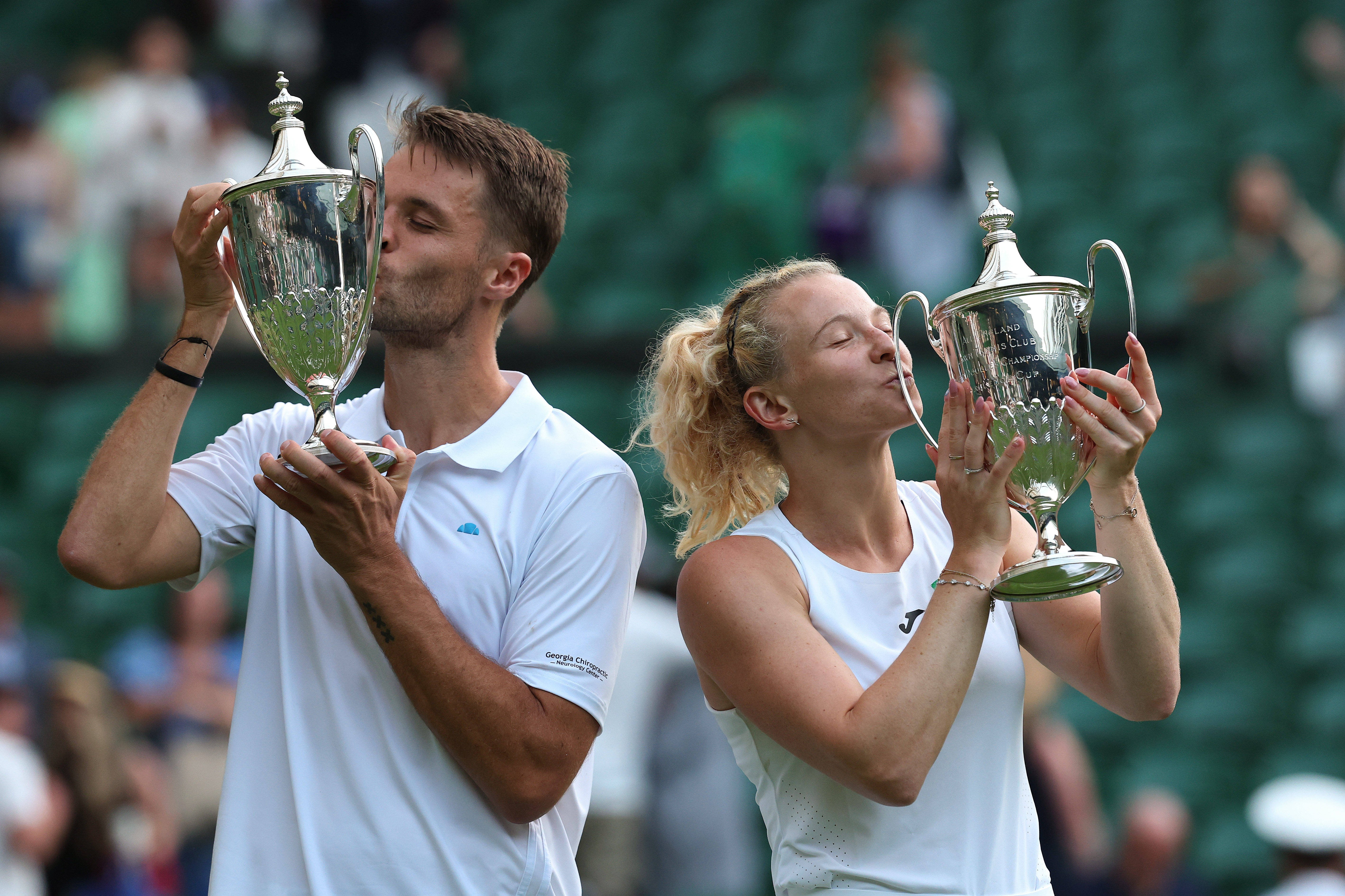Wimbledon 2025 | S-a acordat primul trofeu. Katerina, &icirc;ți mulțumesc!