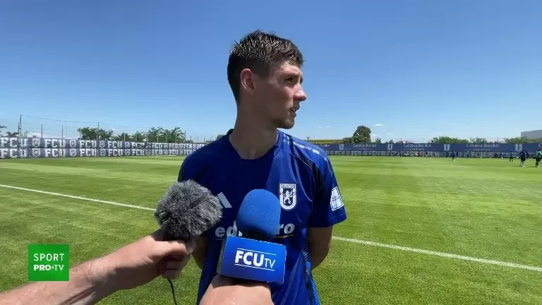 Vladislav Blănuță, după revenirea la FC U Craiova: Vă dați seama că mi-aș dori să joc &icirc;n Serie A