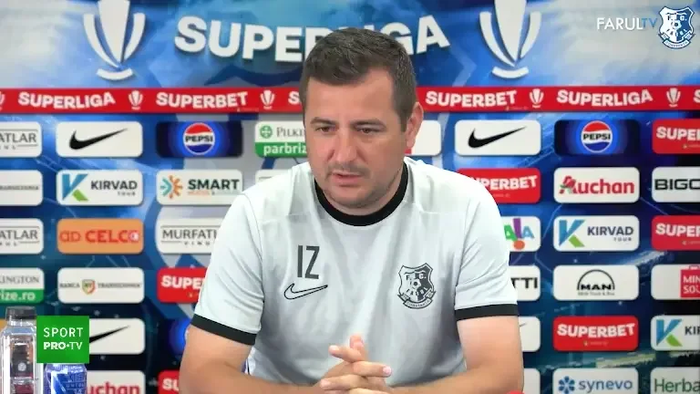 Conferință de presă Ianis Zicu, antrenorul echipei Farul (12 iulie 2025)