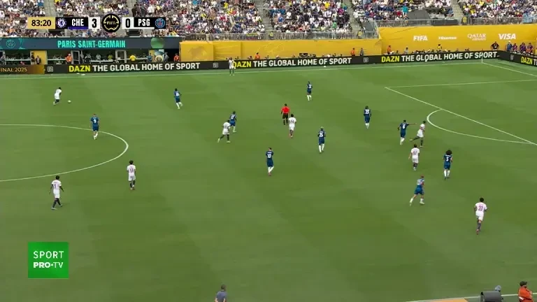 Chelsea - PSG | Neves l-a tras de păr pe Cucurella și a fost eliminat (VOYO și PRO TV)