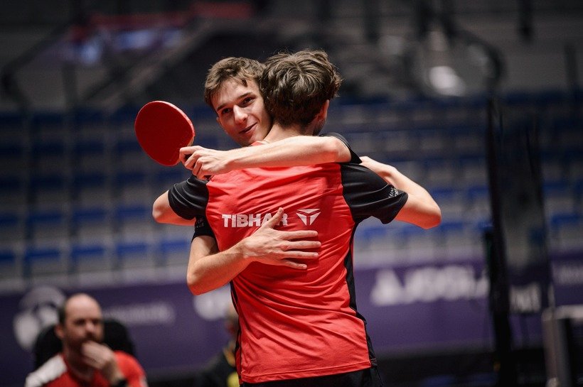 Iulian Chiriţa este campion european U19 la tenis de masă, la dublu