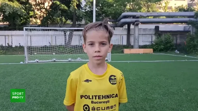 Drăgan Dominic, micuțul titan &icirc;ndrăgostit de jocul cu mingea