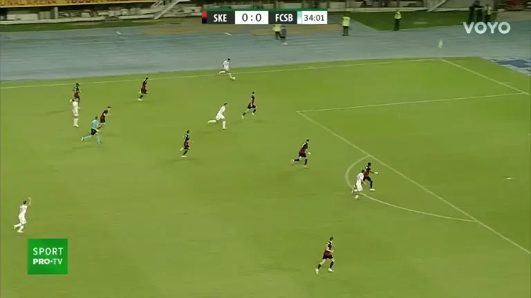 Shkendija - FCSB, pe VOYO: ocazie Cisotti (35')