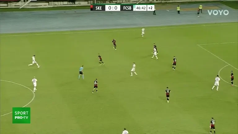 Shkendija - FCSB, pe VOYO: ocazie Miculescu (45+2')