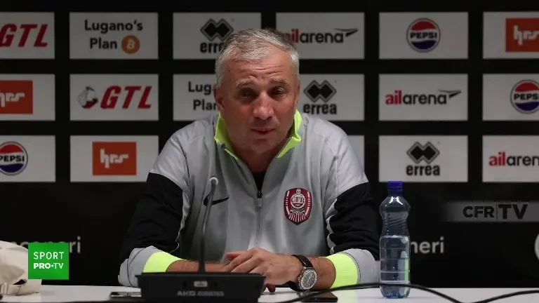 Dan Petrescu și Karlo Muhar, conferință de presă înainte de Lugano - CFR Cluj