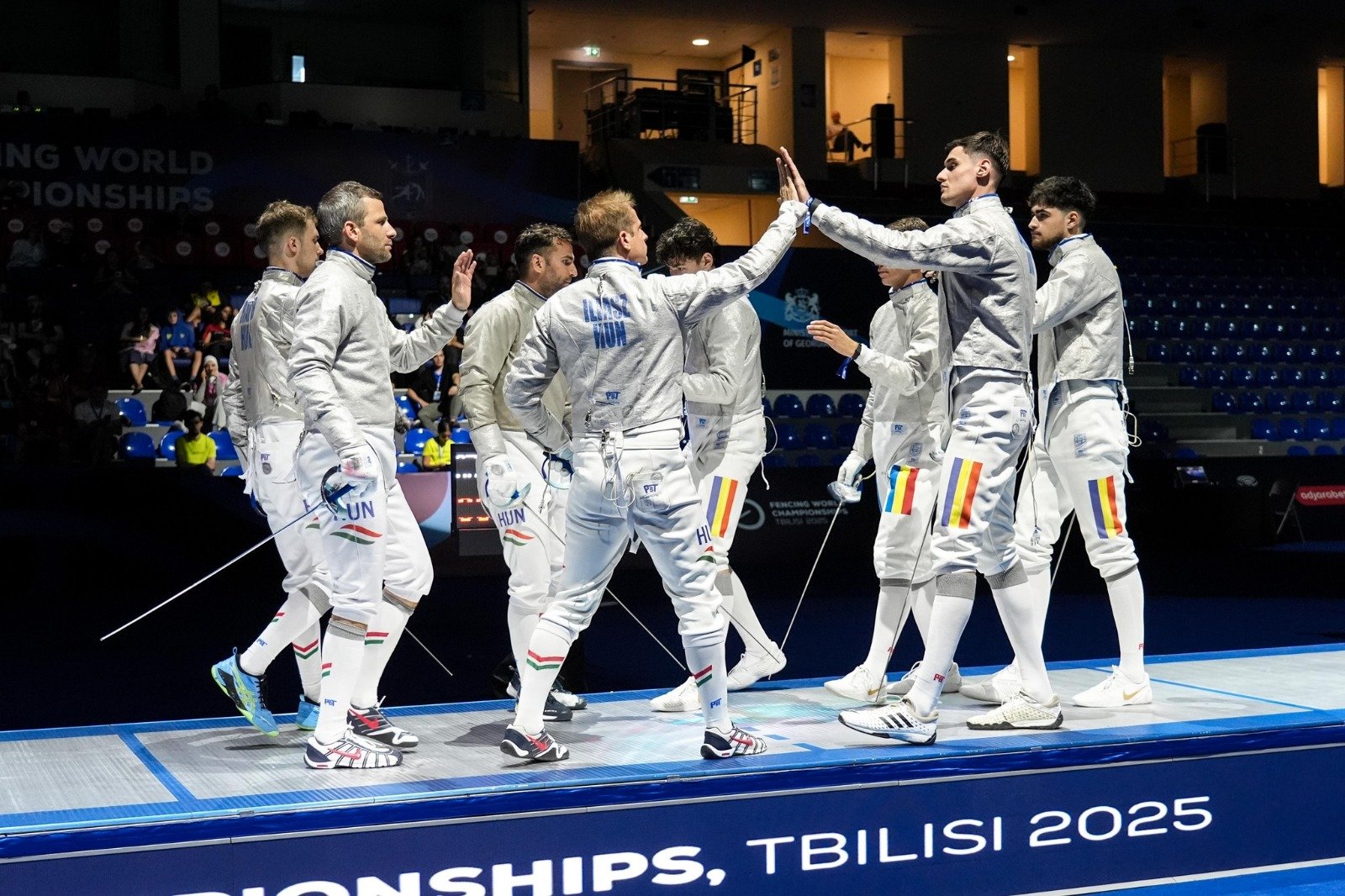 Rom&acirc;nia a cucerit medalia de bronz la scrimă! Performanța reușită de echipa de masculin sabie la Campionatul Mondial