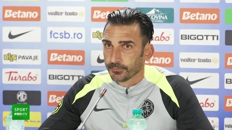 Elias Charalambous, conferință de presă &icirc;nainte de FCSB - Shkendija (29.07.2025)