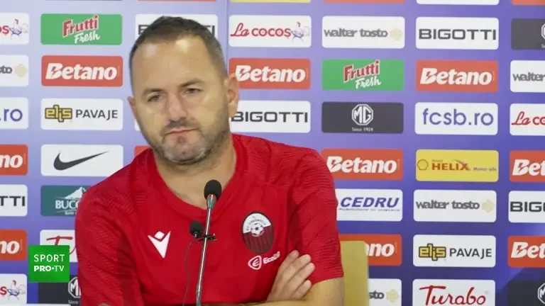 Jeton Bekjiri, conferință de presă după FCSB - Shkendija 1-2: &Icirc;n unele momente, pe cei de la FCSB i-am simțit aroganți