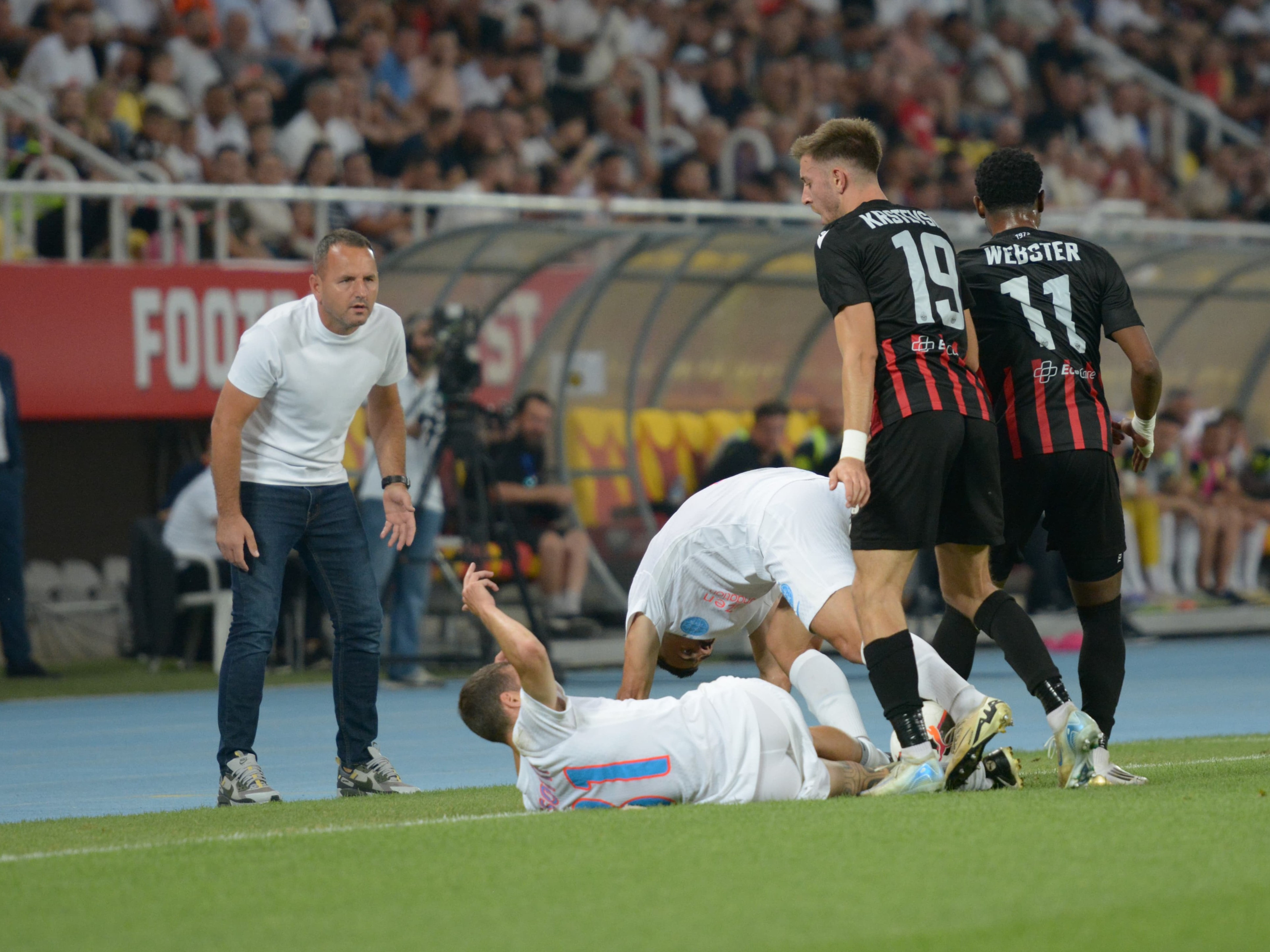 Antrenorul de la Shkendija nu i-a uitat pe Gigi Becali și Mihai Stoica. Replică usturătoare după ce a eliminat FCSB