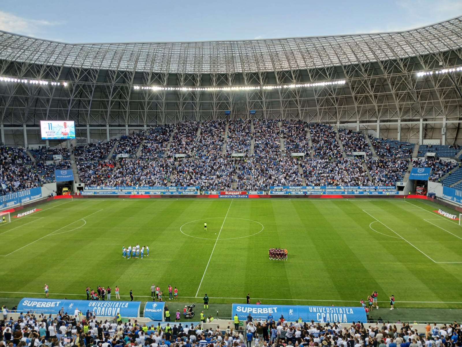 Motivul pentru care startul meciului Universitatea Craiova - FK Sarajevo a fost &icirc;nt&acirc;rziat