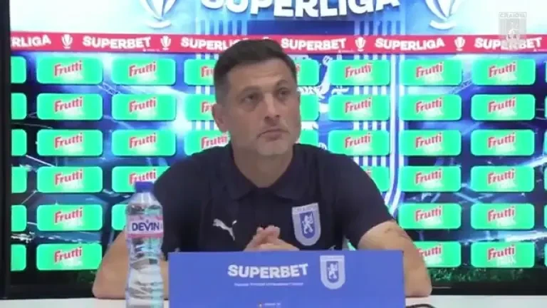 Mirel Rădoi, conferință de presă după Universitatea Craiova - FK Sarajevo 4-0