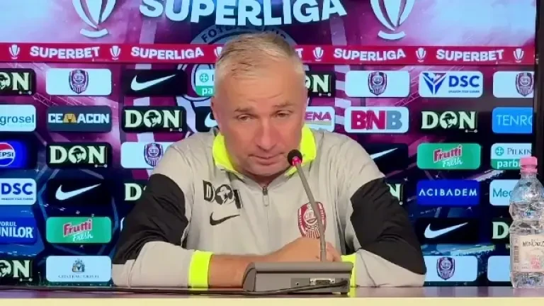 Conferință de presă Dan Petrescu înainte de CFR Cluj - Universitatea Craiova (02.08.2025)