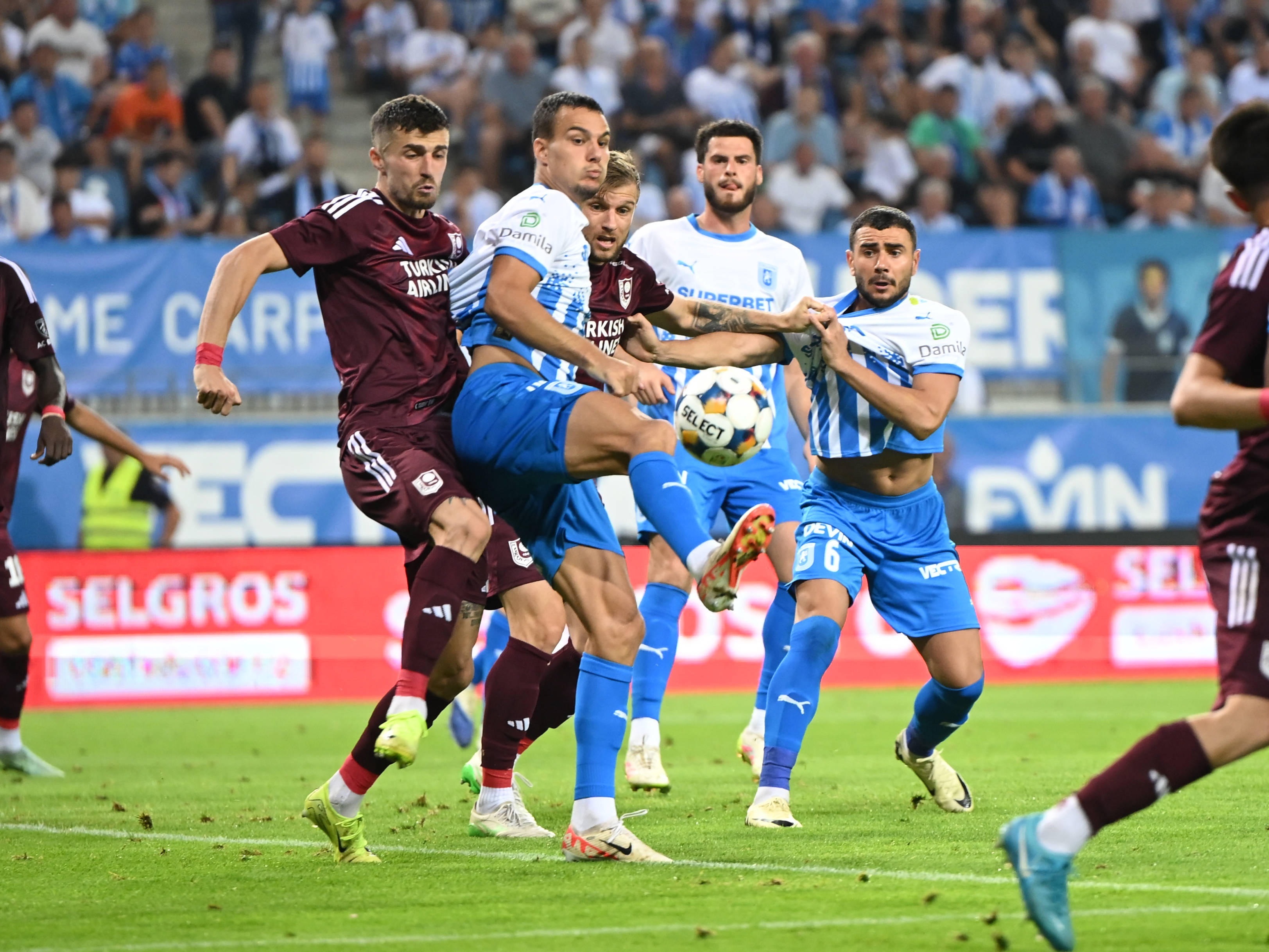 Universitatea Craiova - Spartak Trnava 3-0! Spectacol cu scor de neprezentare &icirc;n Bănie