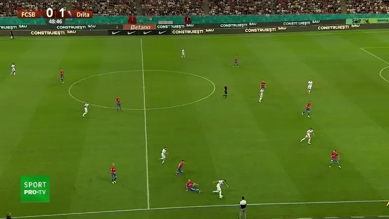 FCSB - Drita: Gol Manaj (50')