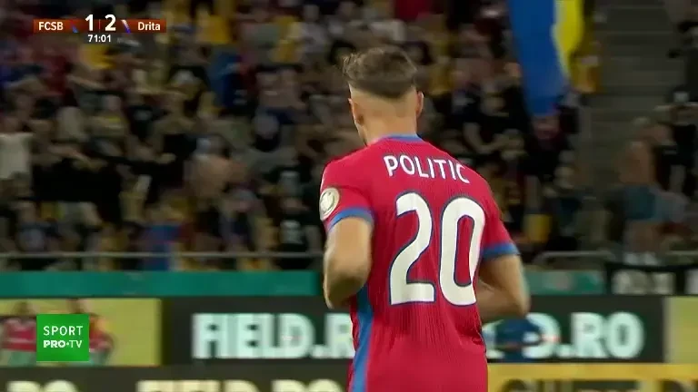 FCSB - Drita: GOL Graovac (72')