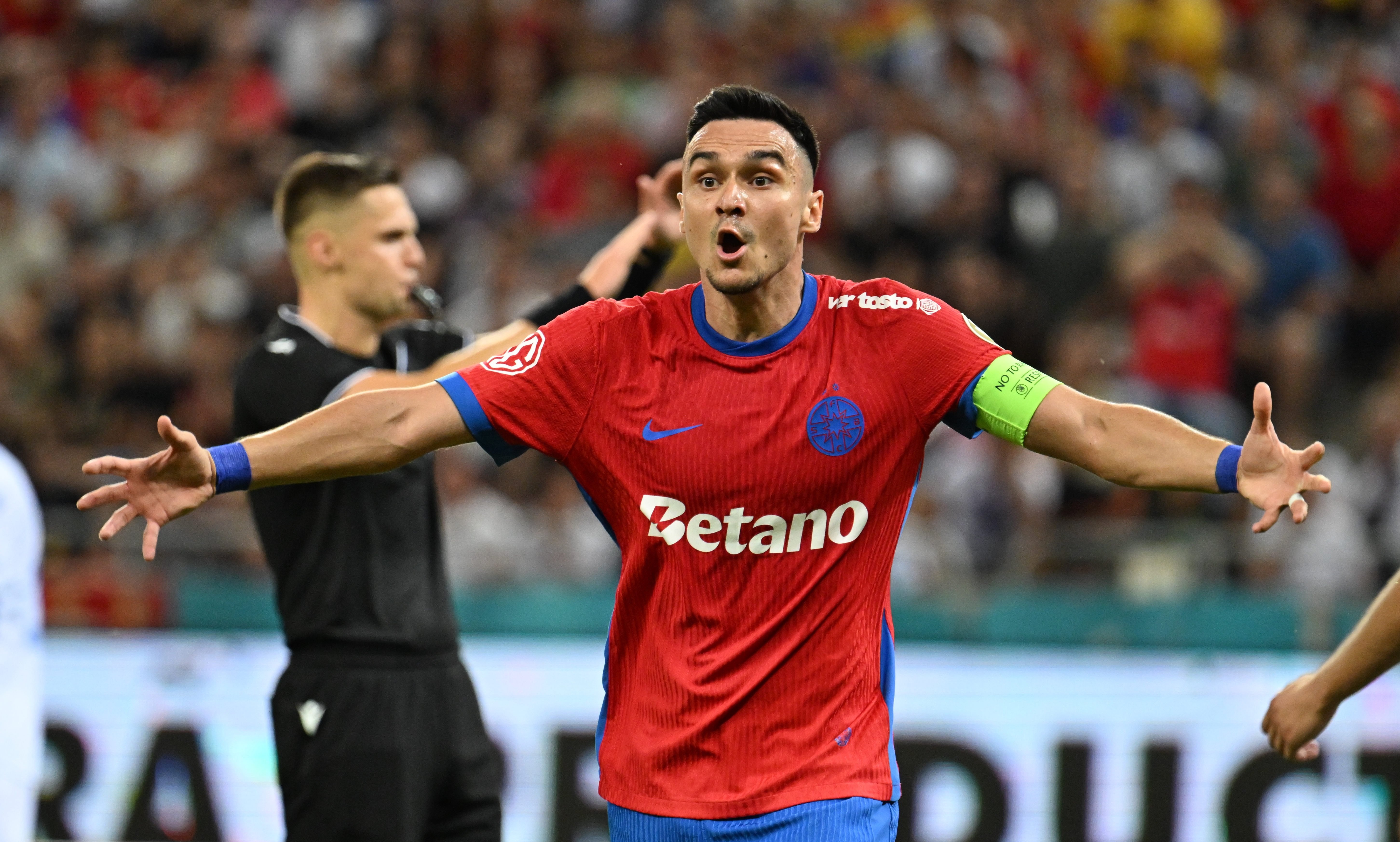 FCSB - Drita 3-2 a fost &icirc;n direct la Pro TV și pe VOYO | Remontada uluitoare pe Arena Națională