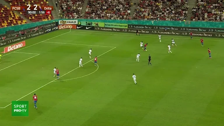 FCSB - Drita: GOL Daniel B&icirc;rligea (90+4 )