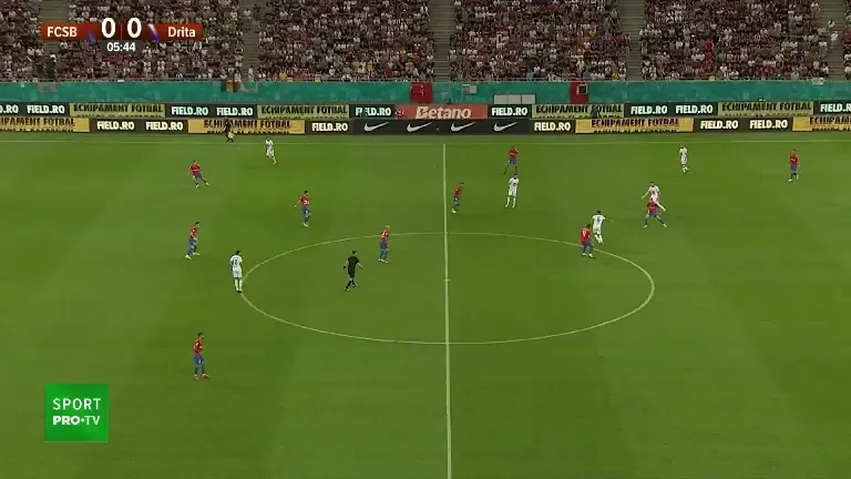 FCSB - Drita 3-2. Rezumatul meciului transmis &icirc;n direct la Pro TV și pe VOYO