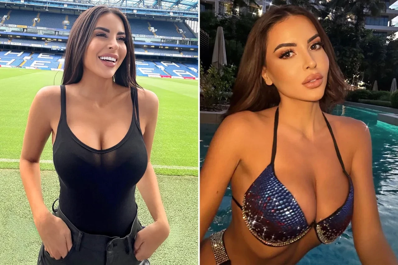 O apariție răvășitoare la amicalul lui Chelsea! Prezentatoarea TV comparată cu Kim Kardashian a &icirc;ncins atmosfera pe Stamford Bridge
