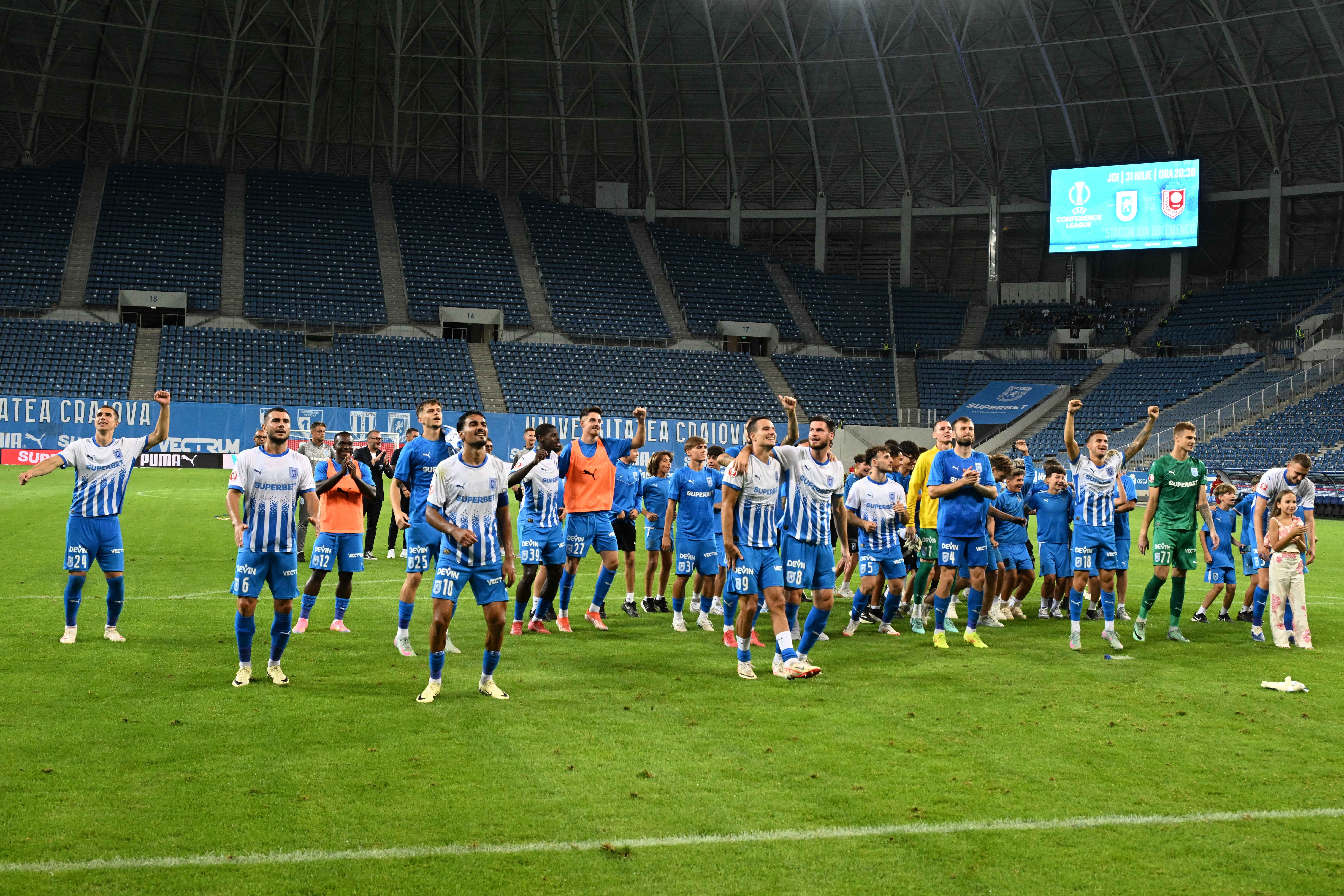 E OUT! Universitatea Craiova &icirc;și pierde un jucător chiar &icirc;nainte de returul cu Spartak Trnava