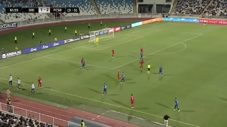 Drita - FCSB: Ocazie Manaj (minutul 63)