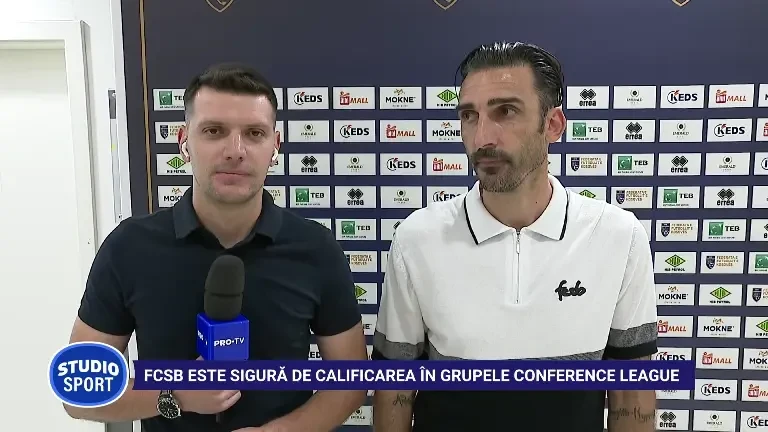 Reacția lui Elias Charalambous după Drita - FCSB 1-3