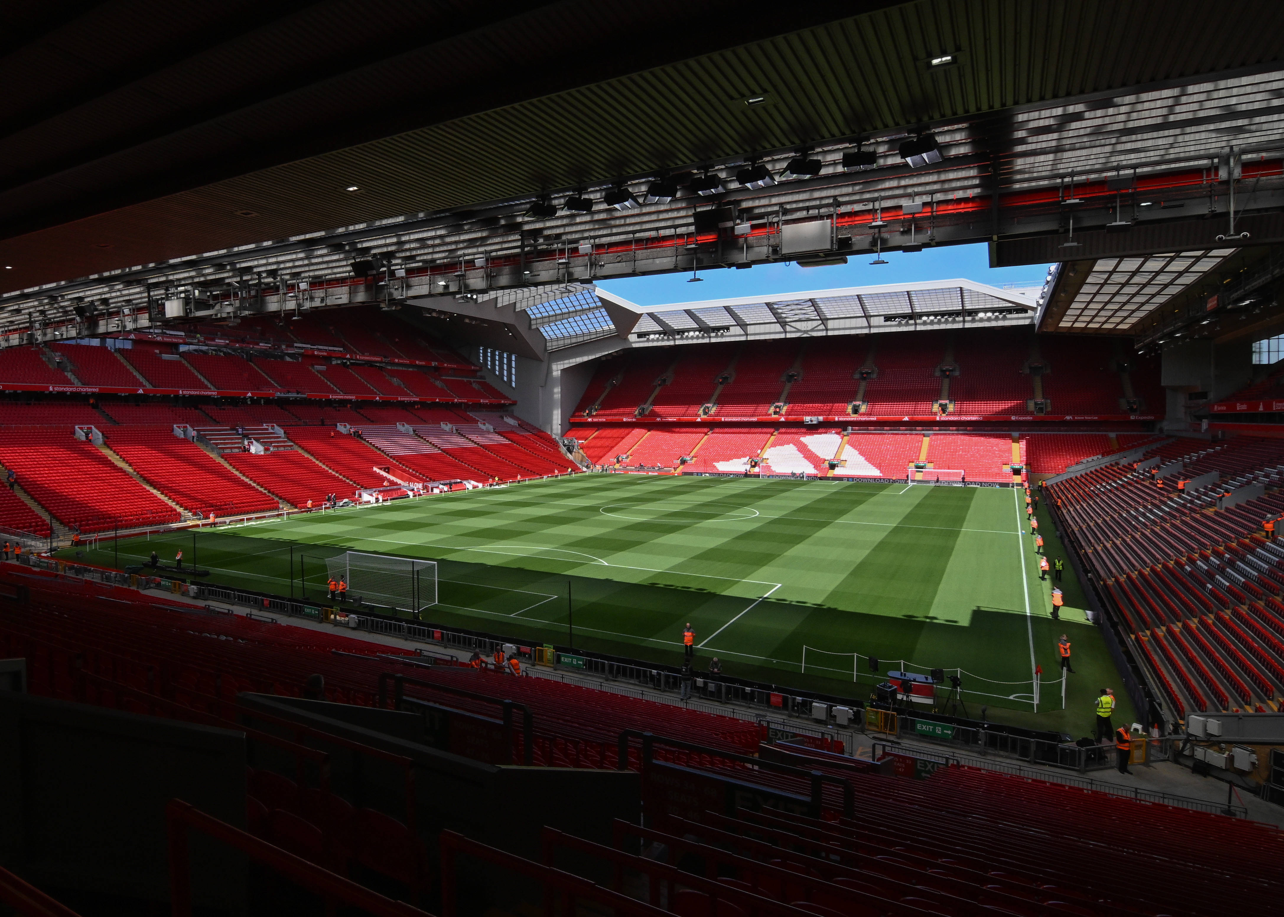 Se pregătește Anfield! Englezii pun la punct ultimele detalii &icirc;nainte de Liverpool - Bournemouth (22:00, VOYO)