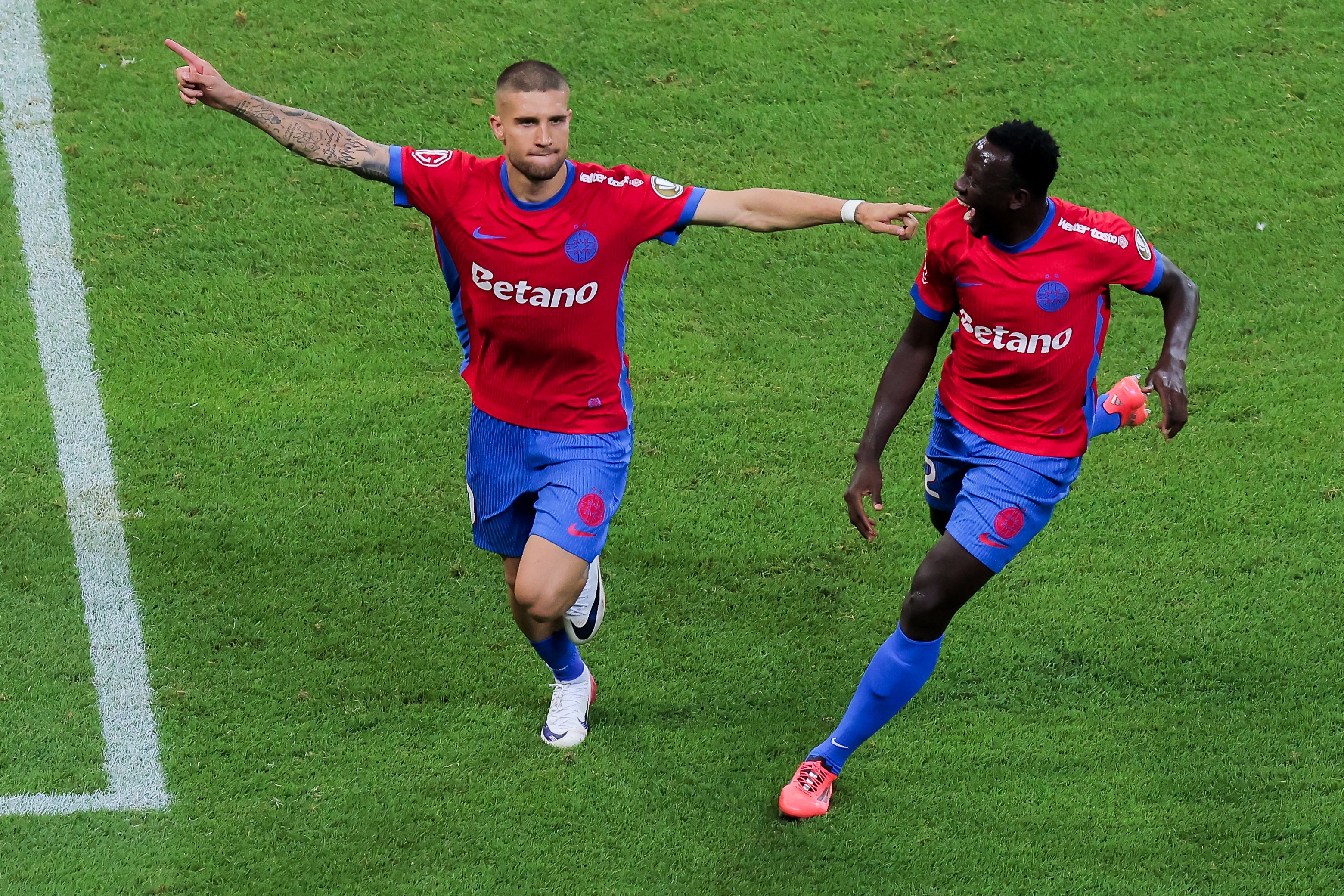 Recuperare-fulger pentru B&icirc;rligea! Atacantul tratat la Belgrad a revenit la antrenamente și e gata să joace pentru FCSB