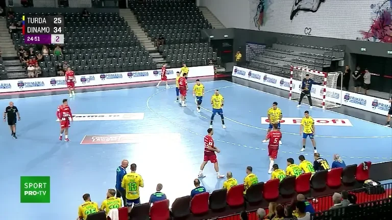 Potaissa Turda - Dinamo 27-34! Se cunoaște finala turneului Final Four din Supercupa Rom&acirc;niei