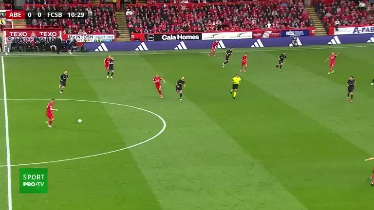Play-off Europa League | Aberdeen - FCSB. Ocazie Aberdeen (minutul 11)