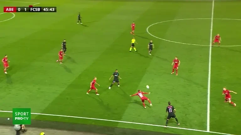 Play-off Europa League | Aberdeen - FCSB. GOOOL FCSB (minutul 46)