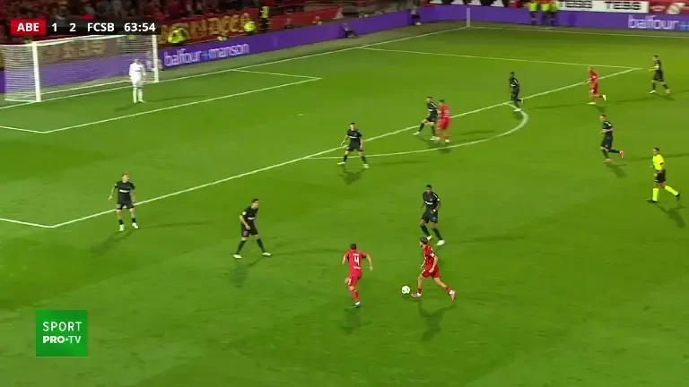 Play-off Europa League | Aberdeen - FCSB. Ocazie Aberdeen (minutul 65)