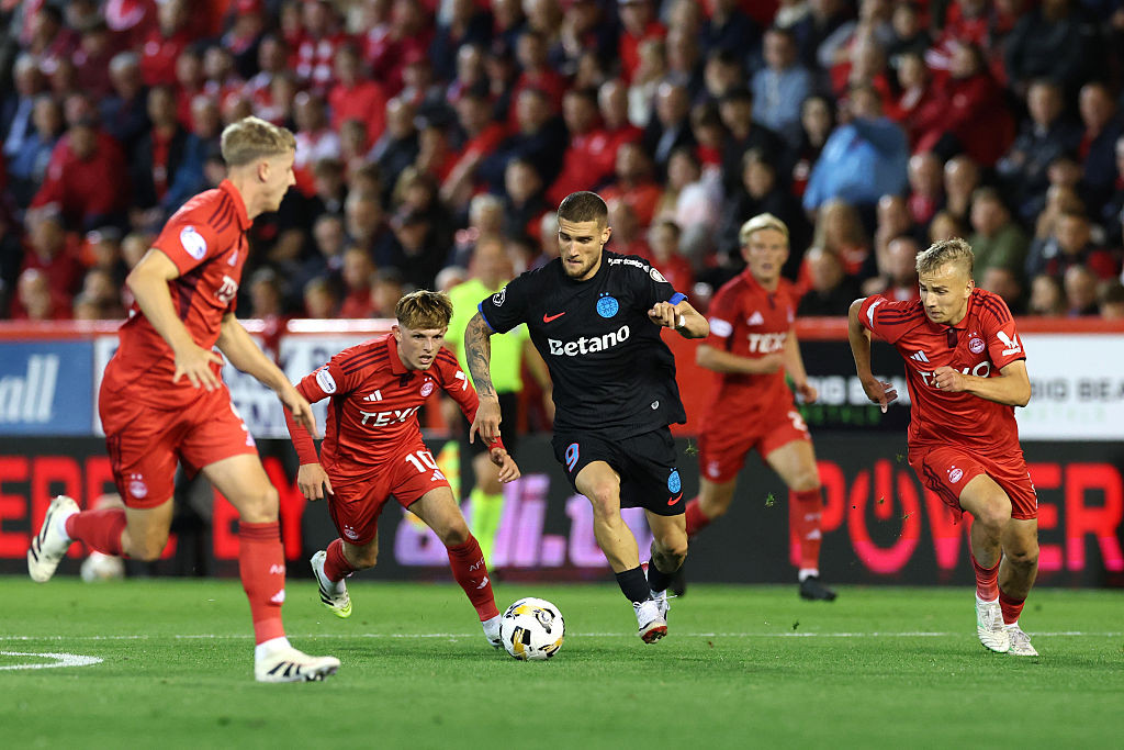 Aberdeen - FCSB 2-2 a fost pe VOYO | Echipa calificată &icirc;n Europa League se decide la București