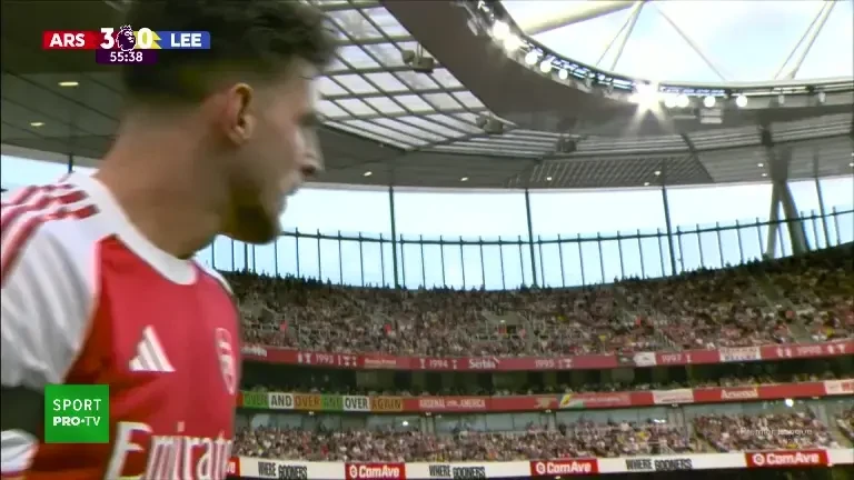 Arsenal - Leeds, VOYO. Fundașul Jurrien Timber face „dubla” pentru prima dată în carieră (min. 56)