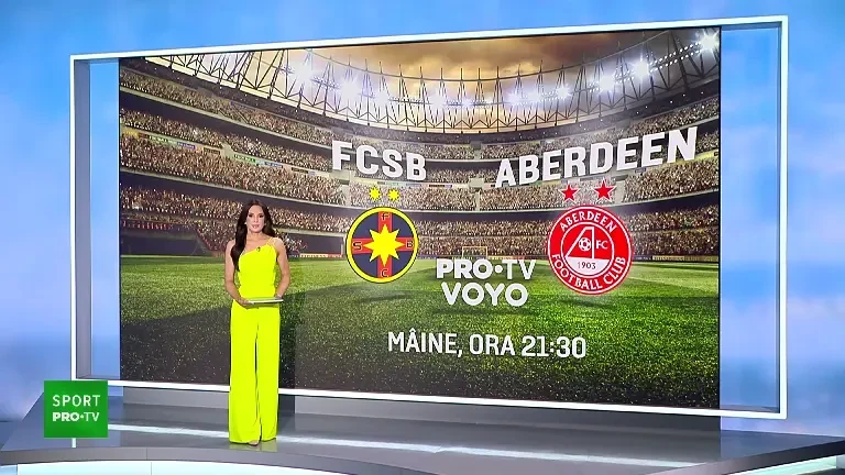 Gigi Becali vrea să c&acirc;știge Europa League! FCSB - Aberdeen (PRO TV și VOYO), meciul pentru calificare