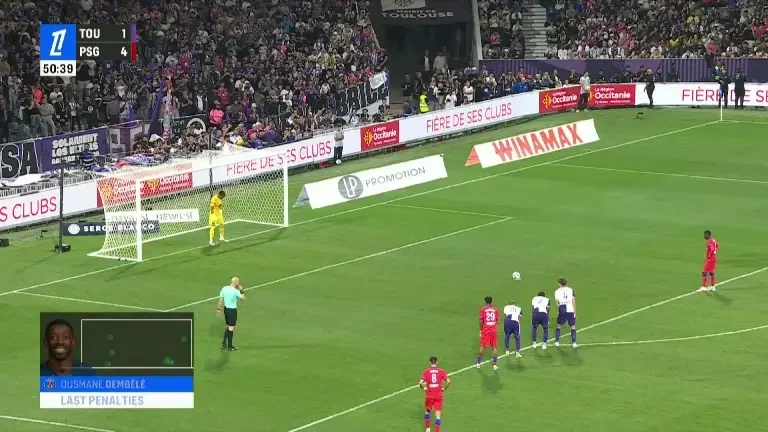 Toulouse - PSG | Gol Dembele (50')