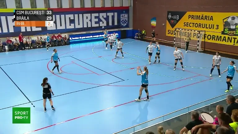 CSM București, lider în Liga Florilor după 38-33 cu Dunărea Brăila (10 septembrie 2025)