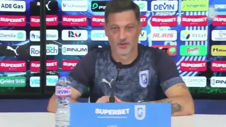 Mirel Rădoi și Ștefan Baiaram, conferință de presă înainte de Universitatea Craiova - Farul (12.09.2025)