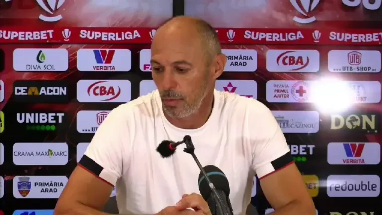 Bogdan Andone, conferință de presă după UTA Arad - FC Argeș 3-3 (13.09.2025)