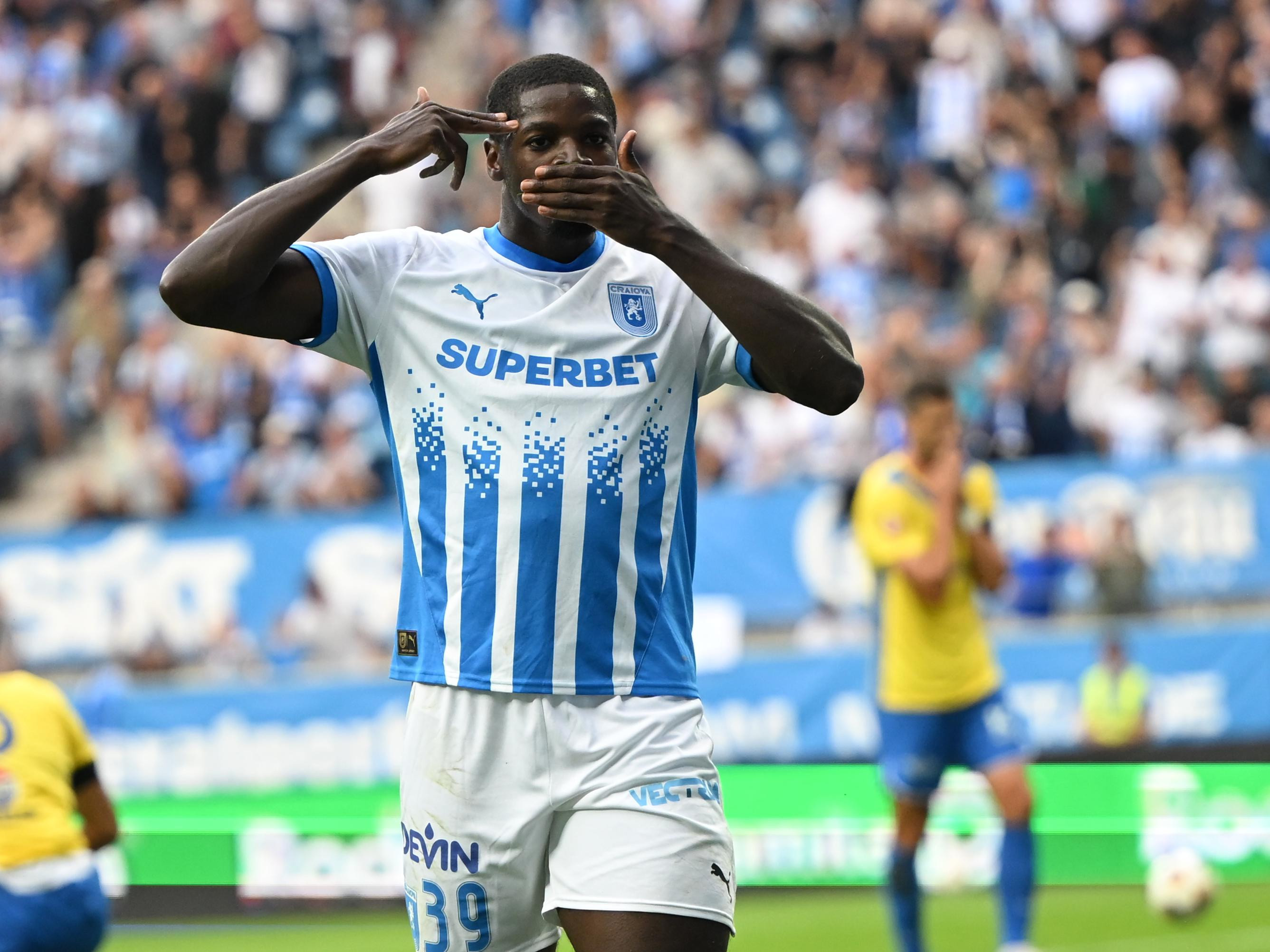 Steven Nsimba, starul Craiovei, avertisment pentru granzii Superligii