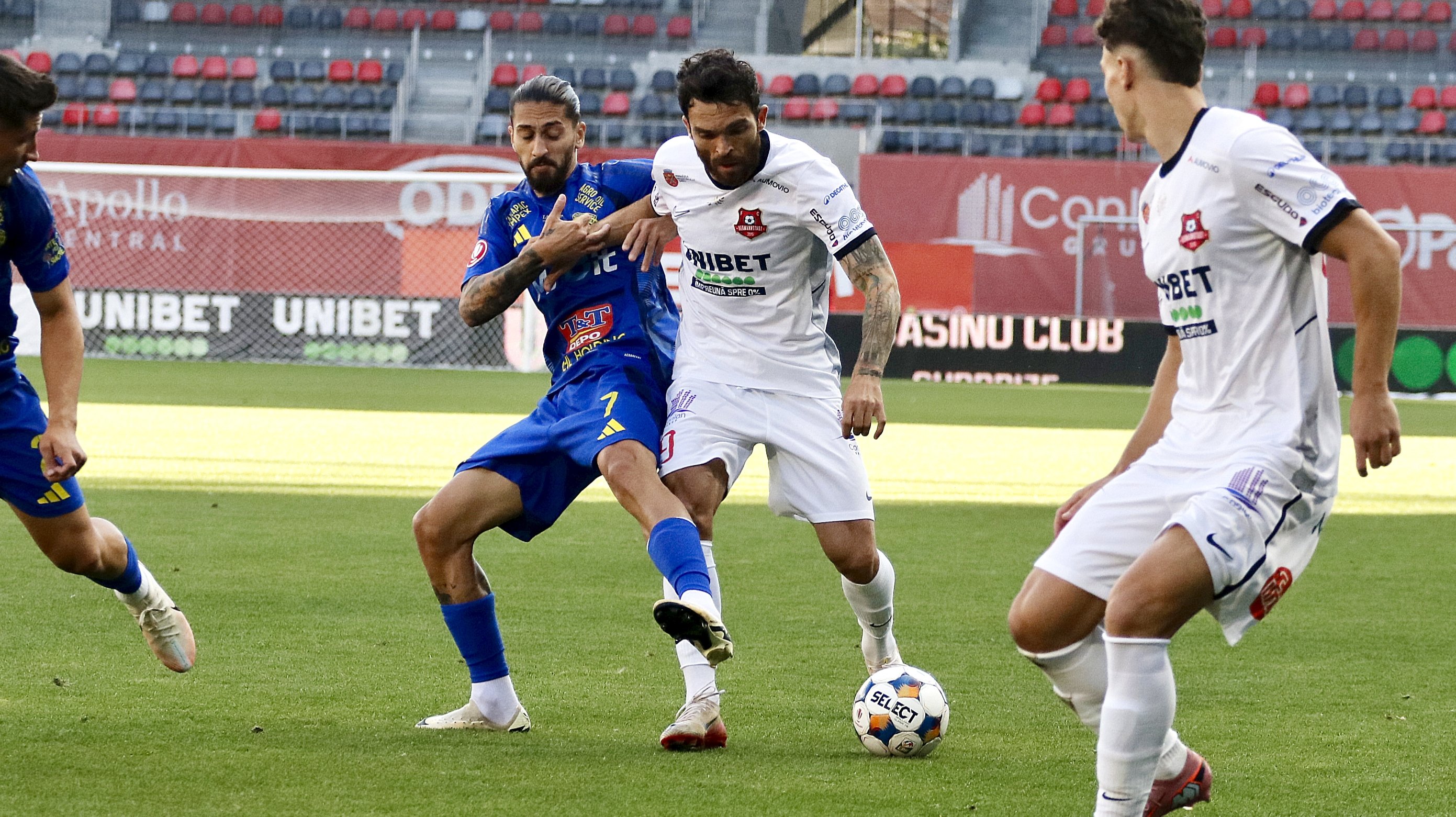 FC Hermannstadt - Unirea Slobozia 0-2! Ialomițenii au fost definiția pragmatismului