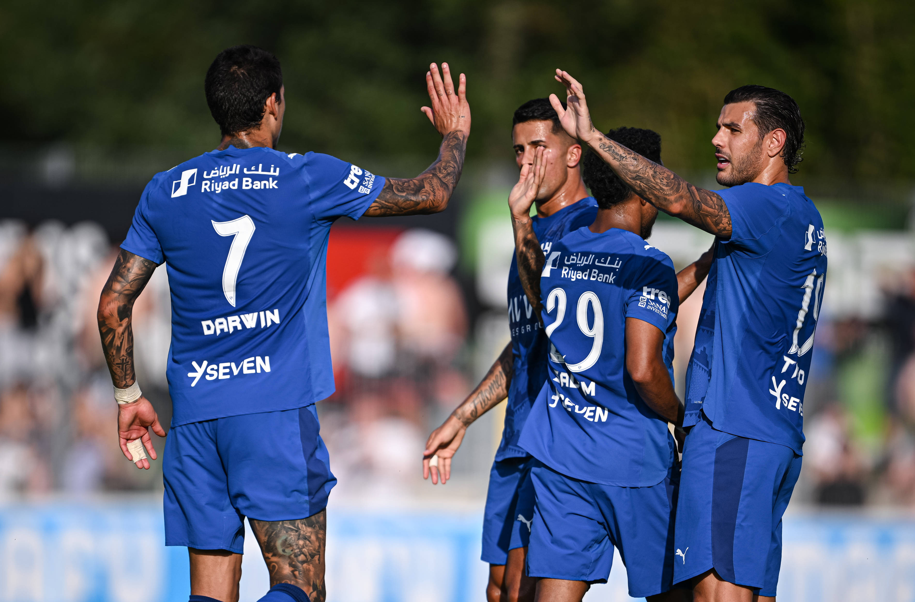 A &icirc;nceput și AFC Champions League! Darwin Nunez, Theo Hernandez sau Riyad Mahrez au făcut show, a jucat și Florinel Coman