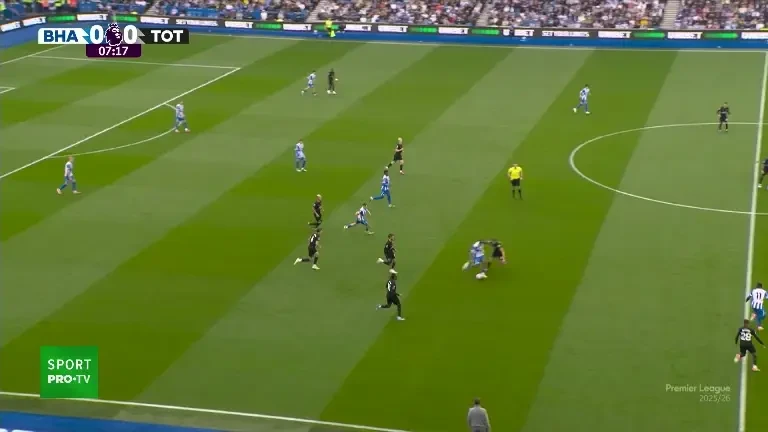 Yankuba Minteh &icirc;nscrie, Brighton -Tottenham 1-0! (20.09.2025)