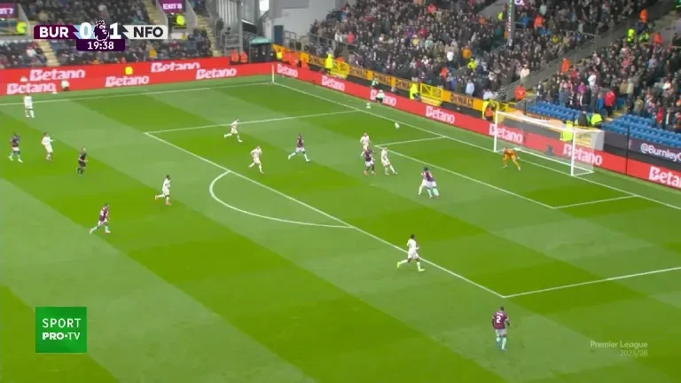 Burnley egalează, 1-1 cu Notthingam Forest! (20.09.2025)